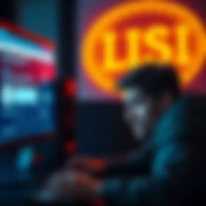 A frustrated person looking at a computer screen showing a transaction status, concerned about lost funds after a Litecoin deposit.