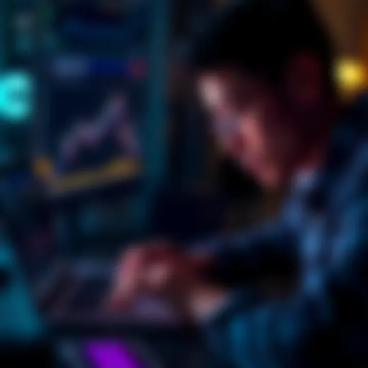 A person looking at their laptop screen showing high withdrawal fees on Coinbase after selling Bitcoin