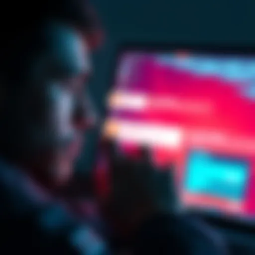 A frustrated user looking at a computer screen, showing repeated verification messages, feeling trapped by the process.