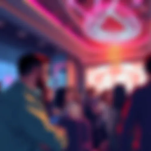 People engaging in a discussion about Vechain's blockchain advancements, sharing insights and asking questions