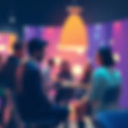 People engaging in a discussion about Vechain, sharing insights and asking questions in a community setting