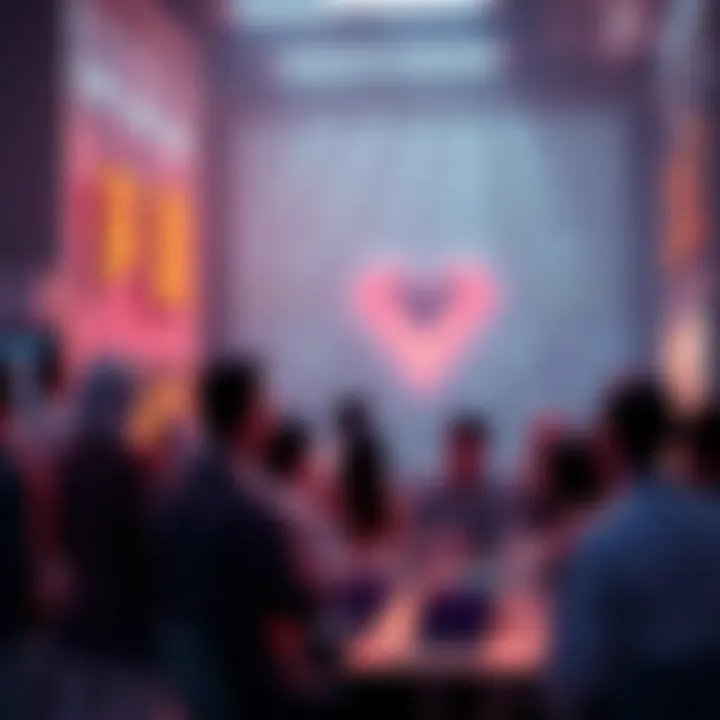 People engaging in a discussion about Vechain's latest updates and technology