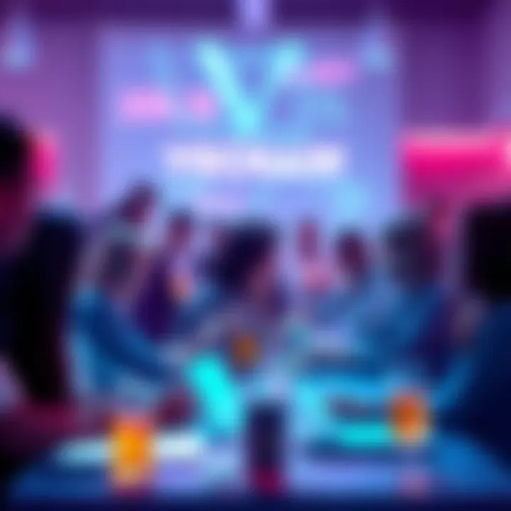 Participants engaging in the Vechain Daily Discussion, sharing ideas and asking questions about blockchain technology.