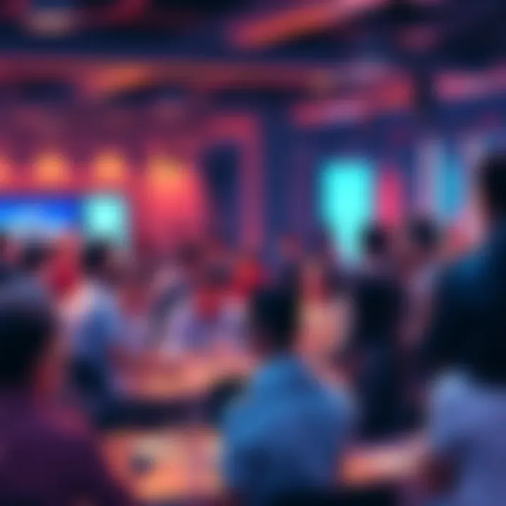 People engaging in a lively discussion about Vechain, sharing insights and asking questions.