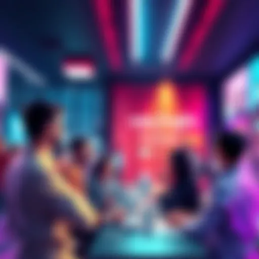Vechain community members engaging in discussion and sharing insights about updates and developments in blockchain applications.