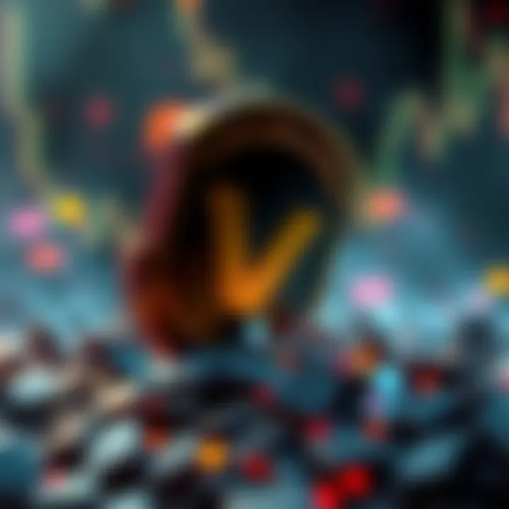 Visual representation of Verasity token struggling for a Binance listing, highlighting its importance for survival