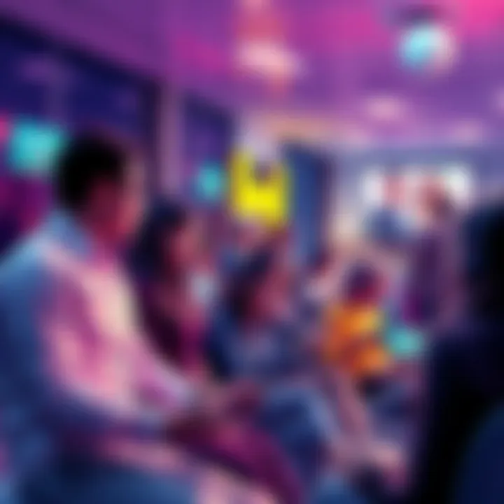 Vooz Chat Platform People engaging in video and text chats on the Vooz platform