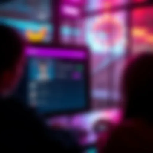 A screenshot of Vooz chat platform showing video and text chat options with gender and location filters