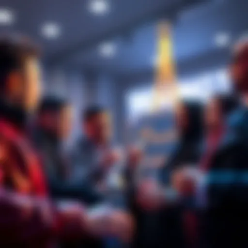 A concerned group of crypto experts discussing safety after a kidnapping incident in Paris.