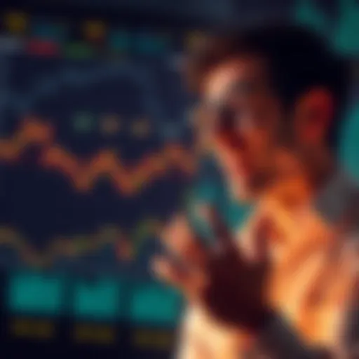 Person looking at financial charts with excitement, symbolizing wealth growth and financial success through MSTR.