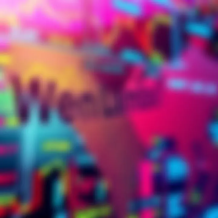 A close-up of a digital screen displaying the phrase 'Wen Lambo?' in a bold font, surrounded by cryptocurrency graphics.