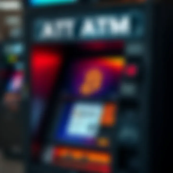 A Bitcoin ATM in Wisconsin displaying a notice about new regulations requiring photo ID for transactions