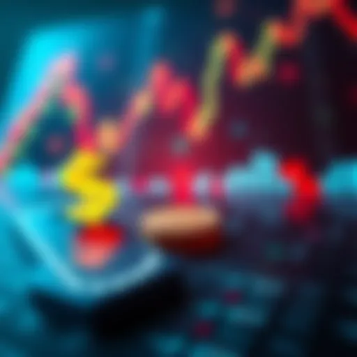 A graphic showing rising interest in WLFI as a treasury asset, featuring financial charts and dollar signs