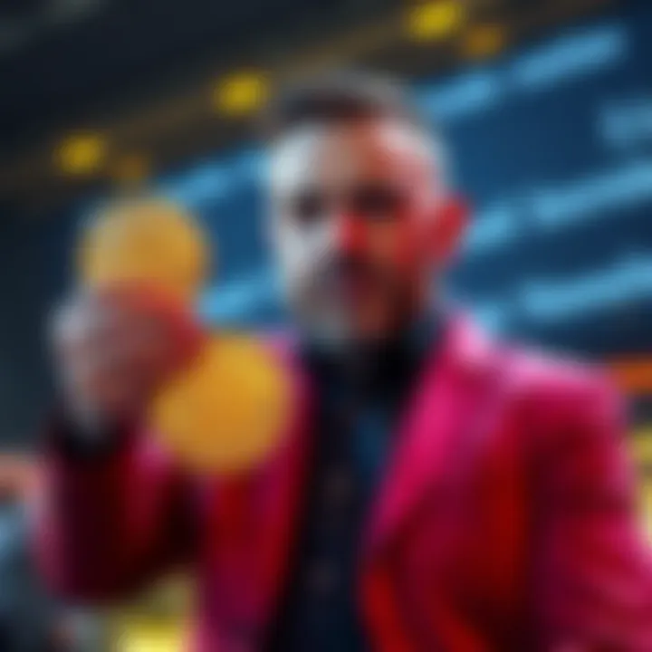 Xapo Bank CEO holding a Bitcoin, expressing commitment to cryptocurrency