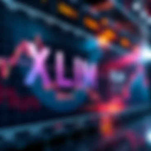 A trading chart showing the increase in XLM on exchanges, with rising liquidity indicators.
