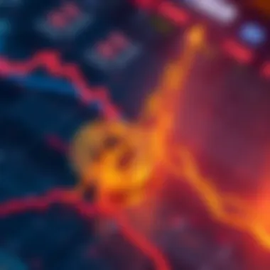 A visual representation of XMR cryptocurrency showing an upward trend on a graph, indicating growth potential in the market.