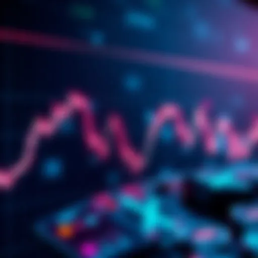 A graph showing the recent dip in XRP prices with a downward trend, highlighting a buying opportunity for investors.