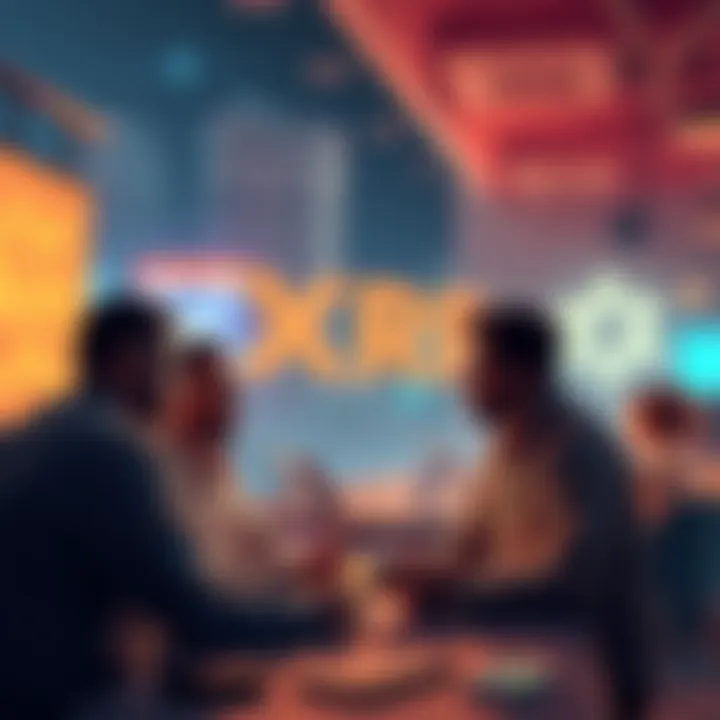A group of XRP holders engaged in conversation about the future of their investments and price predictions