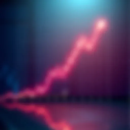 A graph illustrating XRP's price growth with an upward trend line, indicating a potential surge to $10.