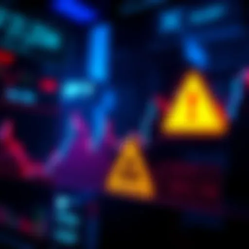 A graphic showing a chart with XRP's price movement and a highlighted area indicating a $154 million short position risk, with a warning symbol indicating market volatility.