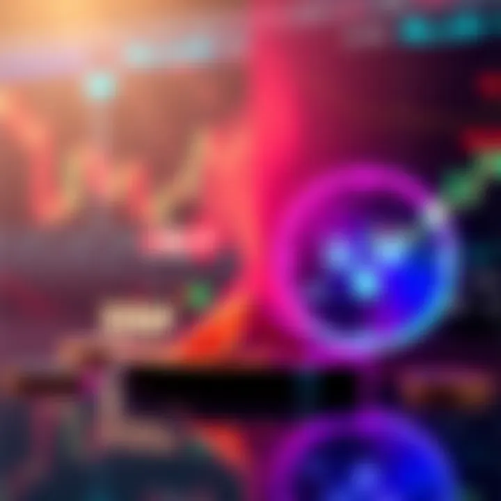 A side-by-side comparison graphic of XRP and RLUS featuring their logos and market charts