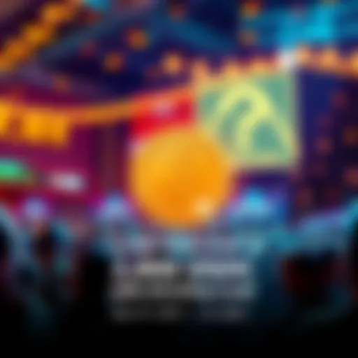 Celebration of BitMart's event featuring a graphic with USDC coins and the event dates