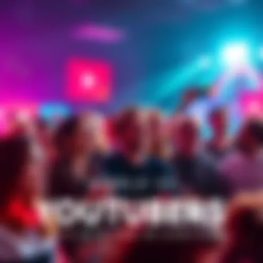 A group of popular Youtubers engaging with their audience through various forms of entertainment and creativity.